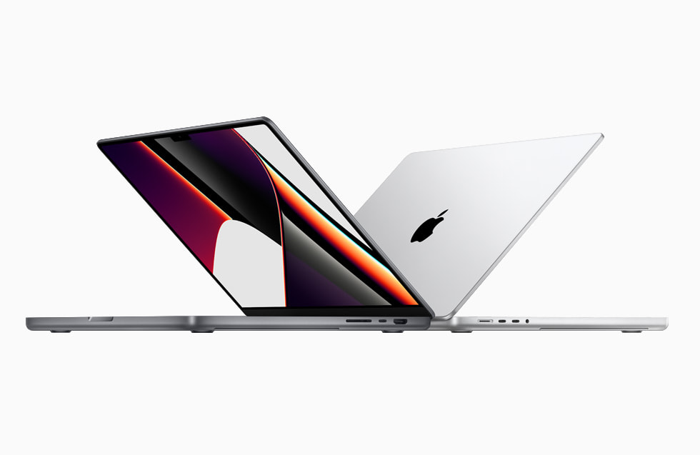 新しいM1 ProおよびM1 Maxチップ搭載のMacBook Pro。