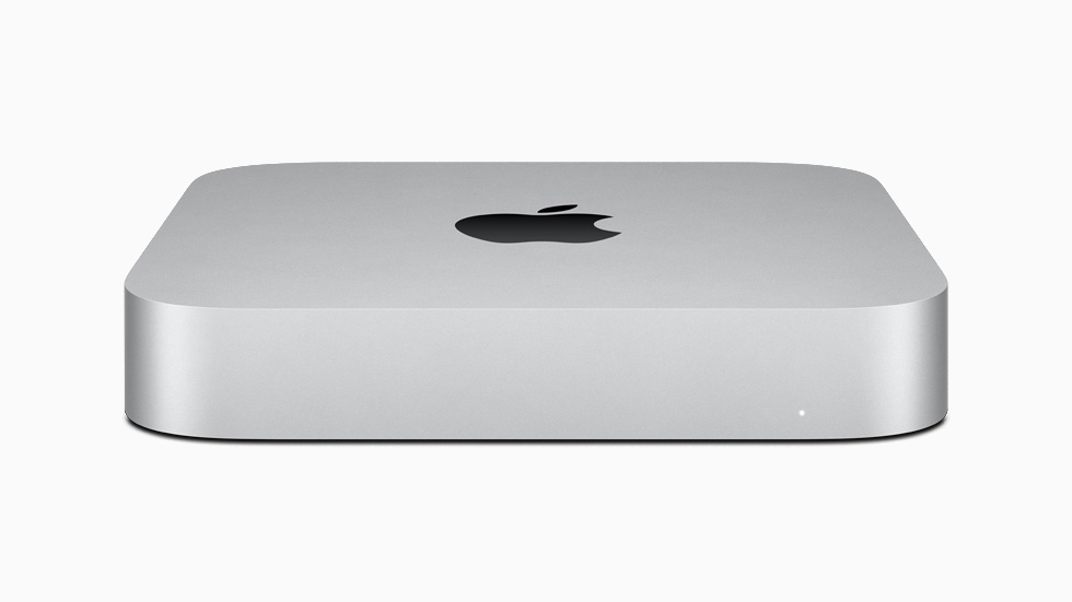 The new M1-powered Mac mini.