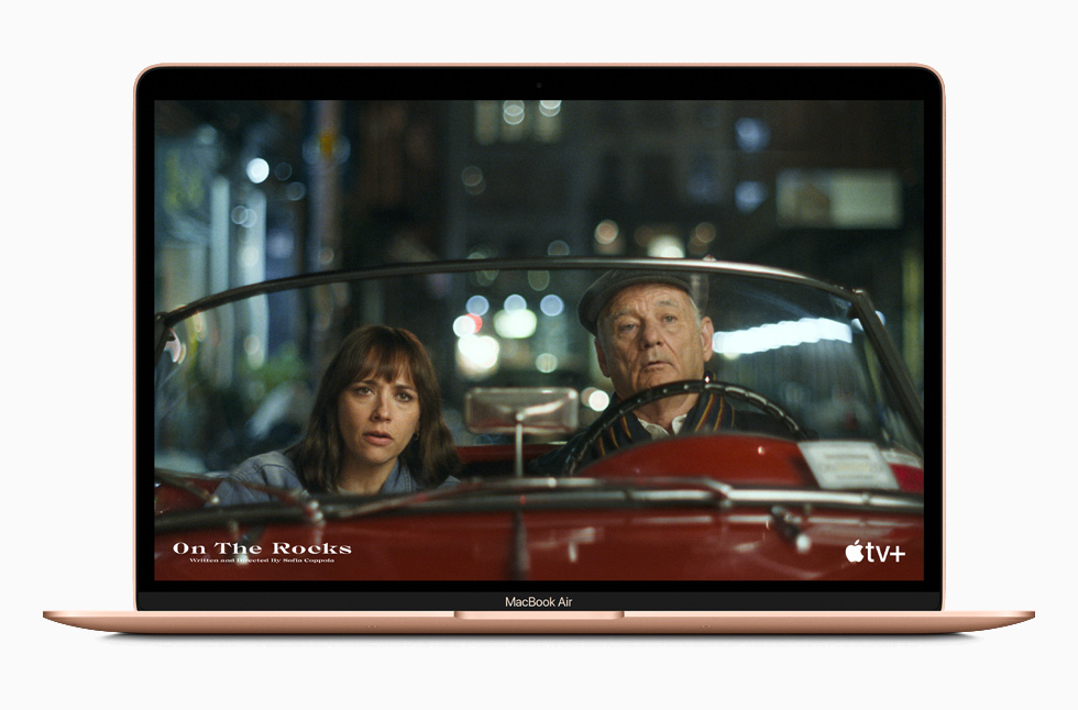 Apple TV+ on the MacBook Air.