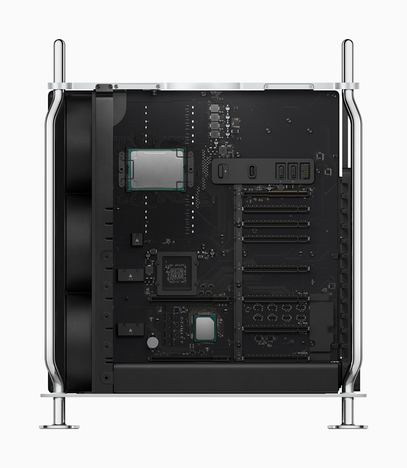 Mac Pro features powerful Xeon processors.