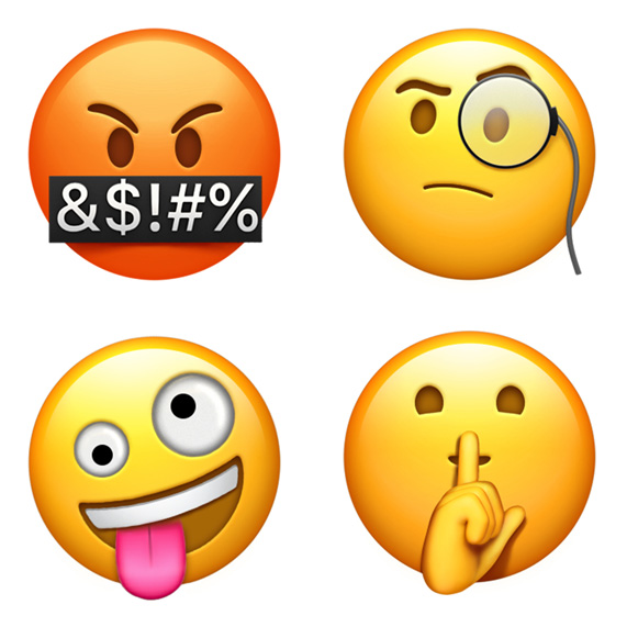 emoji wajah lucu