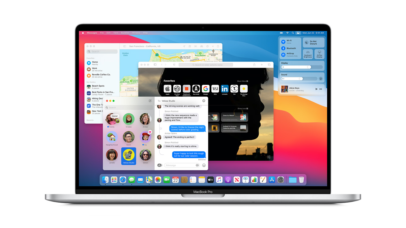 Apple 以精美的全新設計推出macos Big Sur Apple 台灣