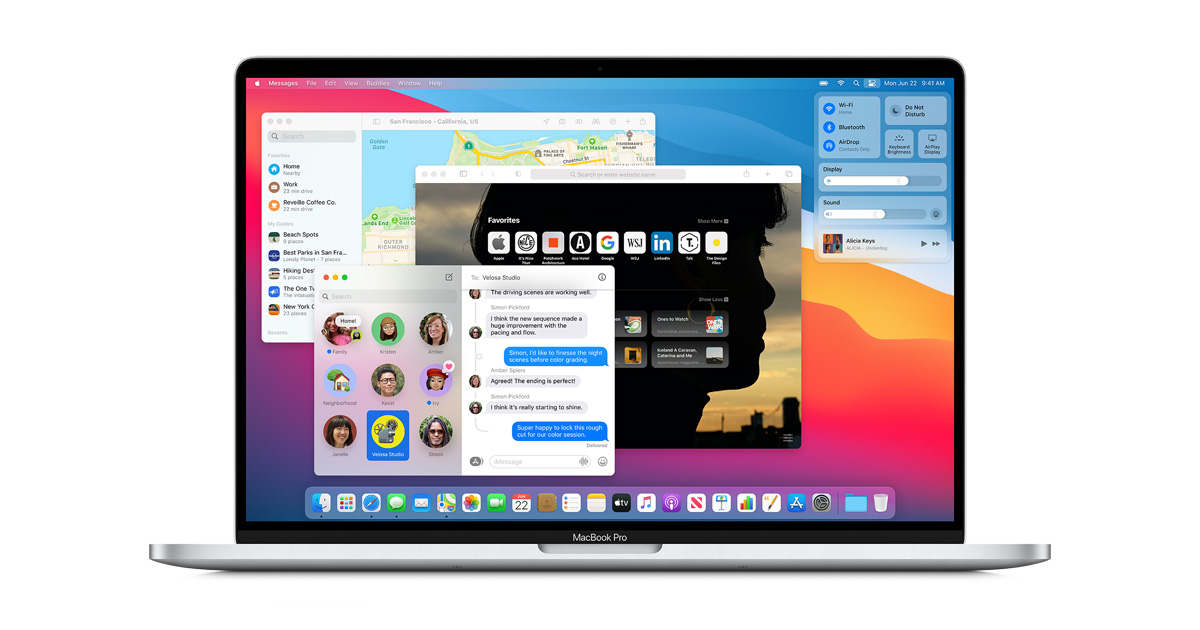 Apple Introduces Macos Big Sur With A Beautiful New Design Apple