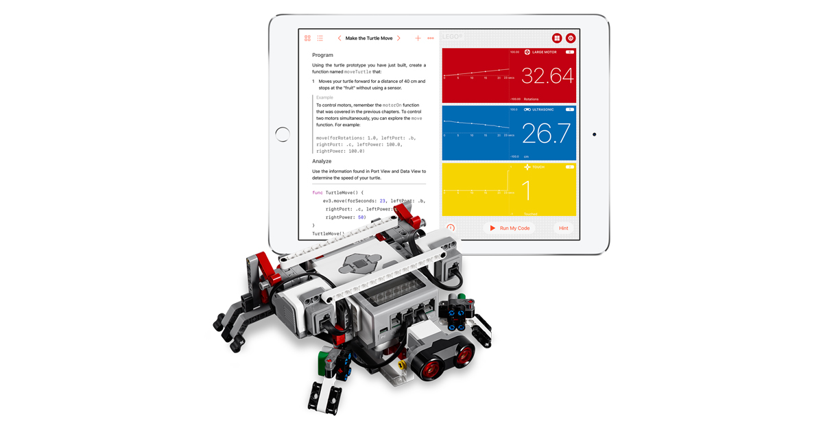 lego robot ipad