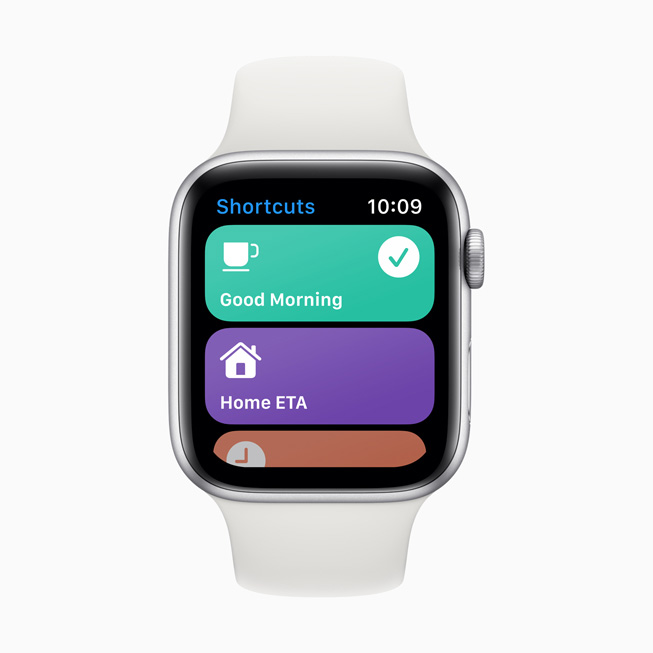 แอพ Shortcuts บน Apple Watch Series 5