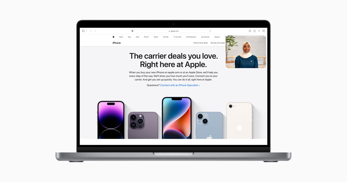 Apple introduces Shop with Specialist over Video