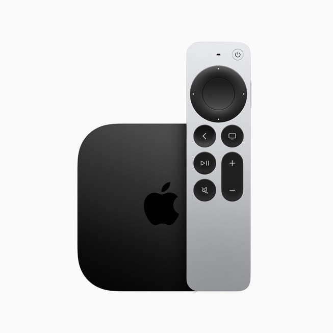 Apple TV 4K com Siri Remote.