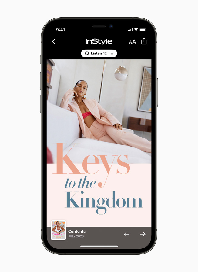 Apple News が提供する InStyle マガジン。