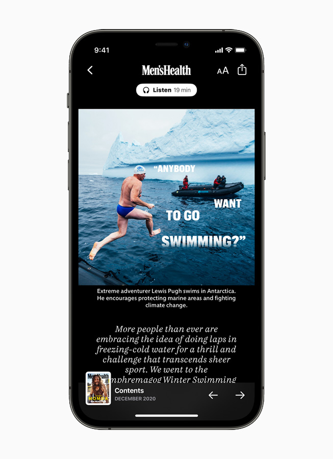 Apple Newsが提供する Men’s Health マガジン。