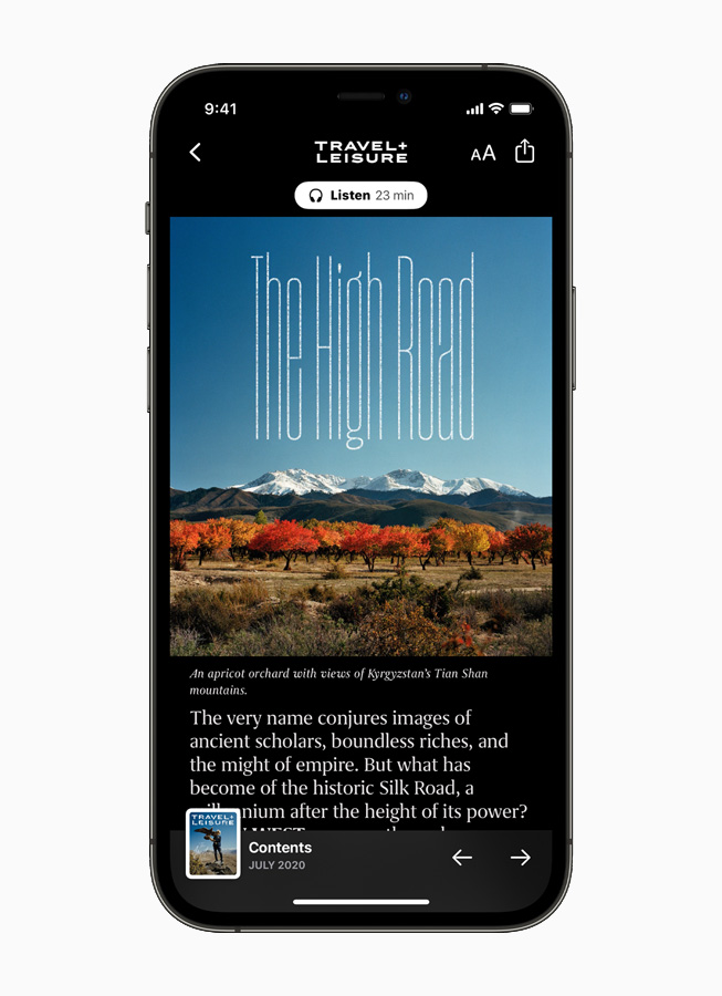 Travel + Leisure bei Apple News.