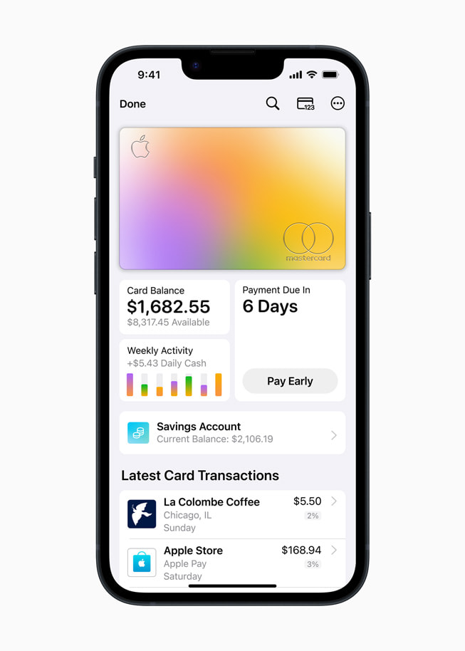 Apple Card will let users grow Daily Cash rewards while saving for the  future - Apple