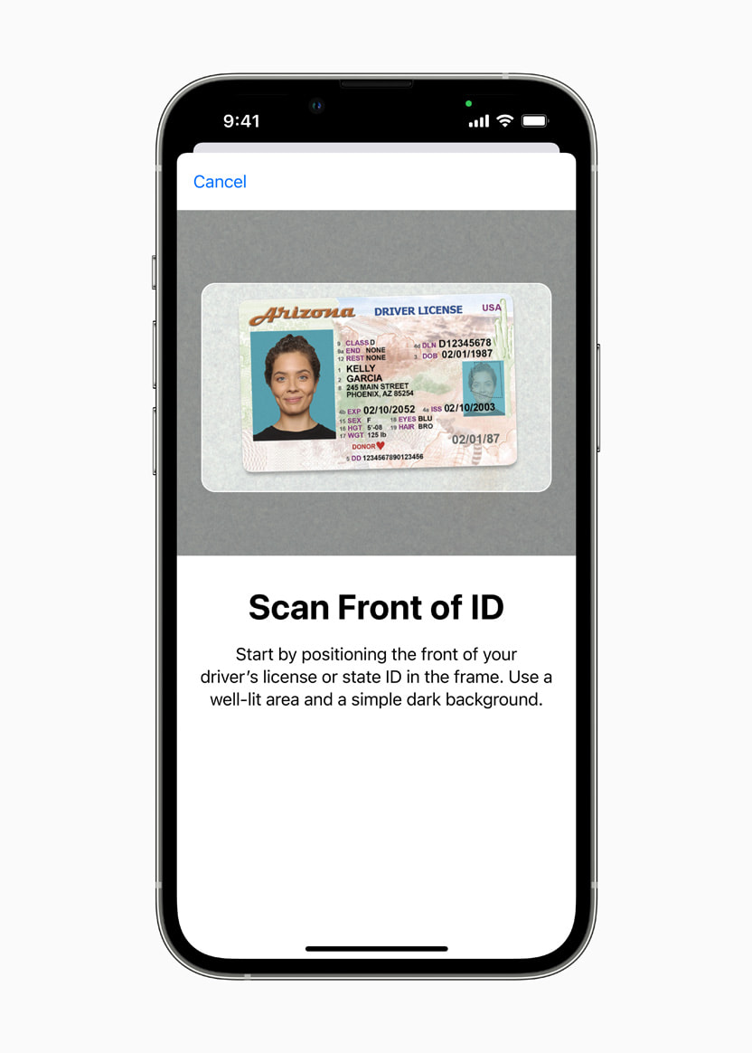 Apple launches the first drivers license and state ID in Wallet with Arizona picture