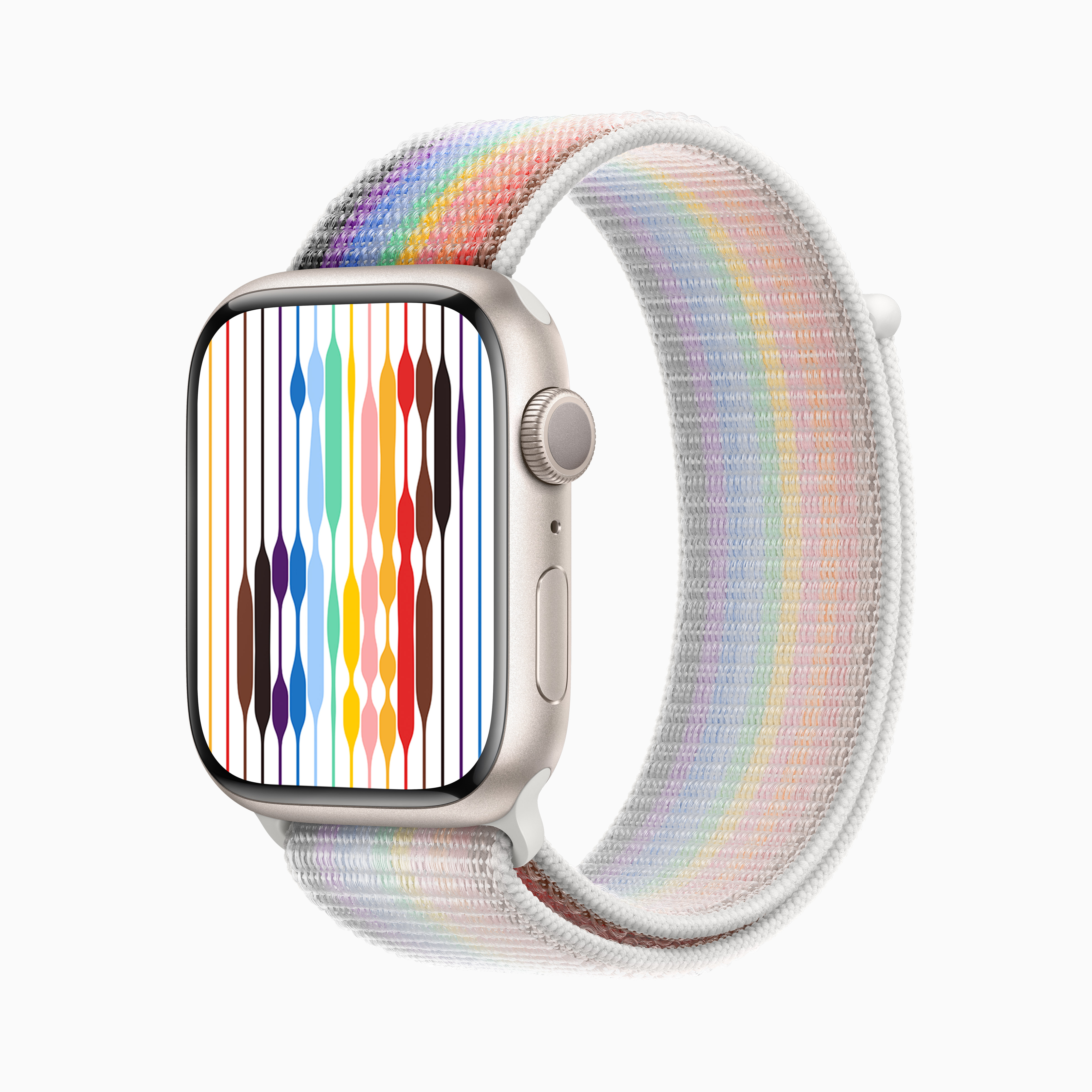 Watch series 9 сияющая звезда. Ремешок Прайд для Apple watch. Apple watch Pride Edition. Ремешок Apple Apple watch Pride.