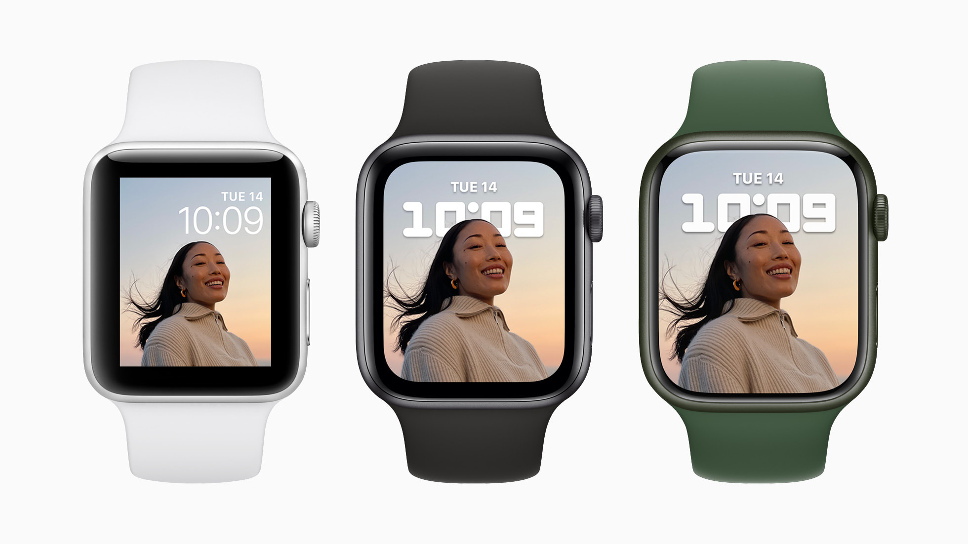 Apple lanserer Apple Watch Series 7 med den største og mest avanserte  skjermen til nå - Apple (NO)