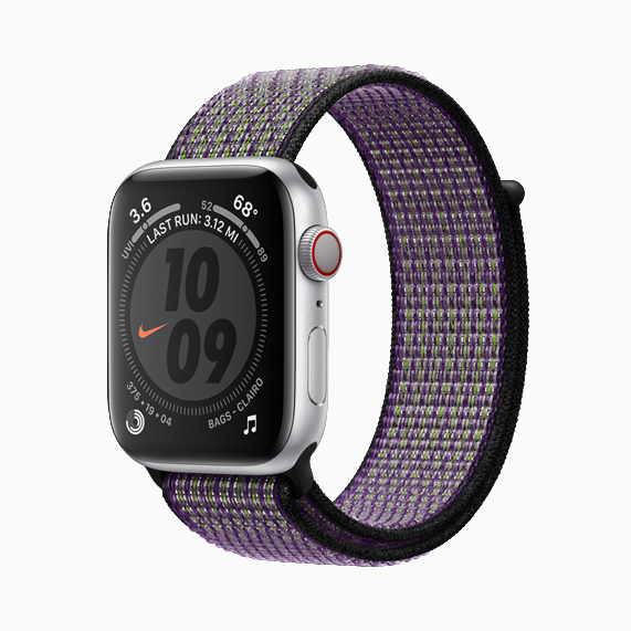 The new Sport Loop on Apple Watch Nike.