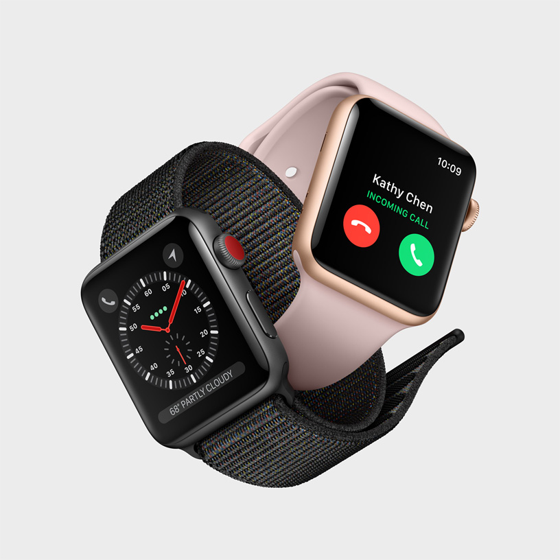 revolución Húmedo Produce Apple Watch Series 3 features built-in cellular and more - Apple