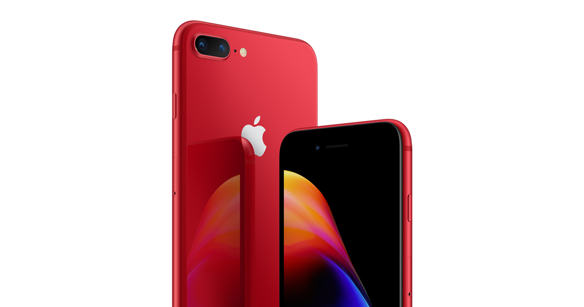 Apple introduces iPhone 8 and iPhone 8 Plus (PRODUCT)RED ...