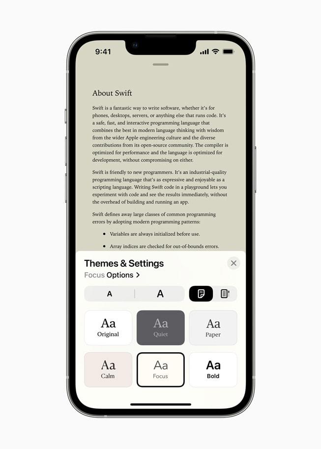 Apple Books visar nya teman och anpassningsmöjligheter.