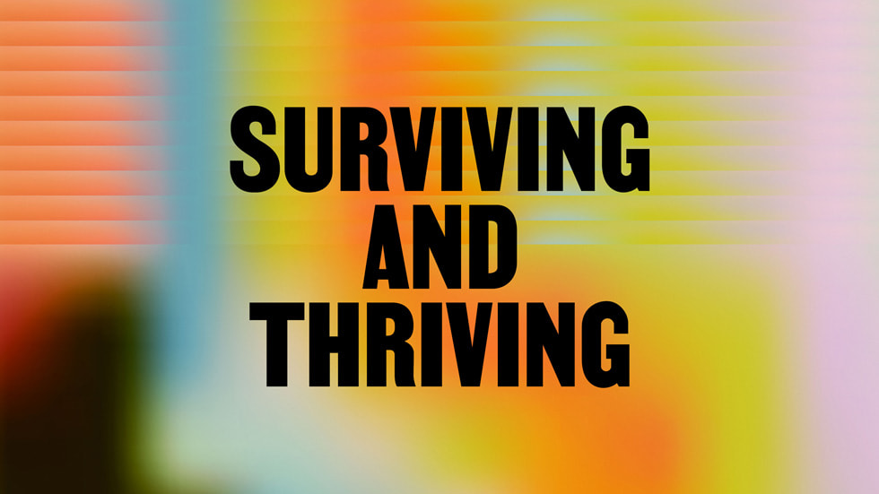 Affiche de The Surviving and Thriving d’Apple Podcasts.