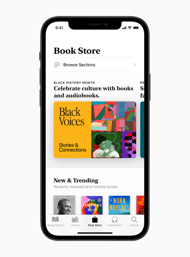 Apple Books is displayed on iPhone 12.