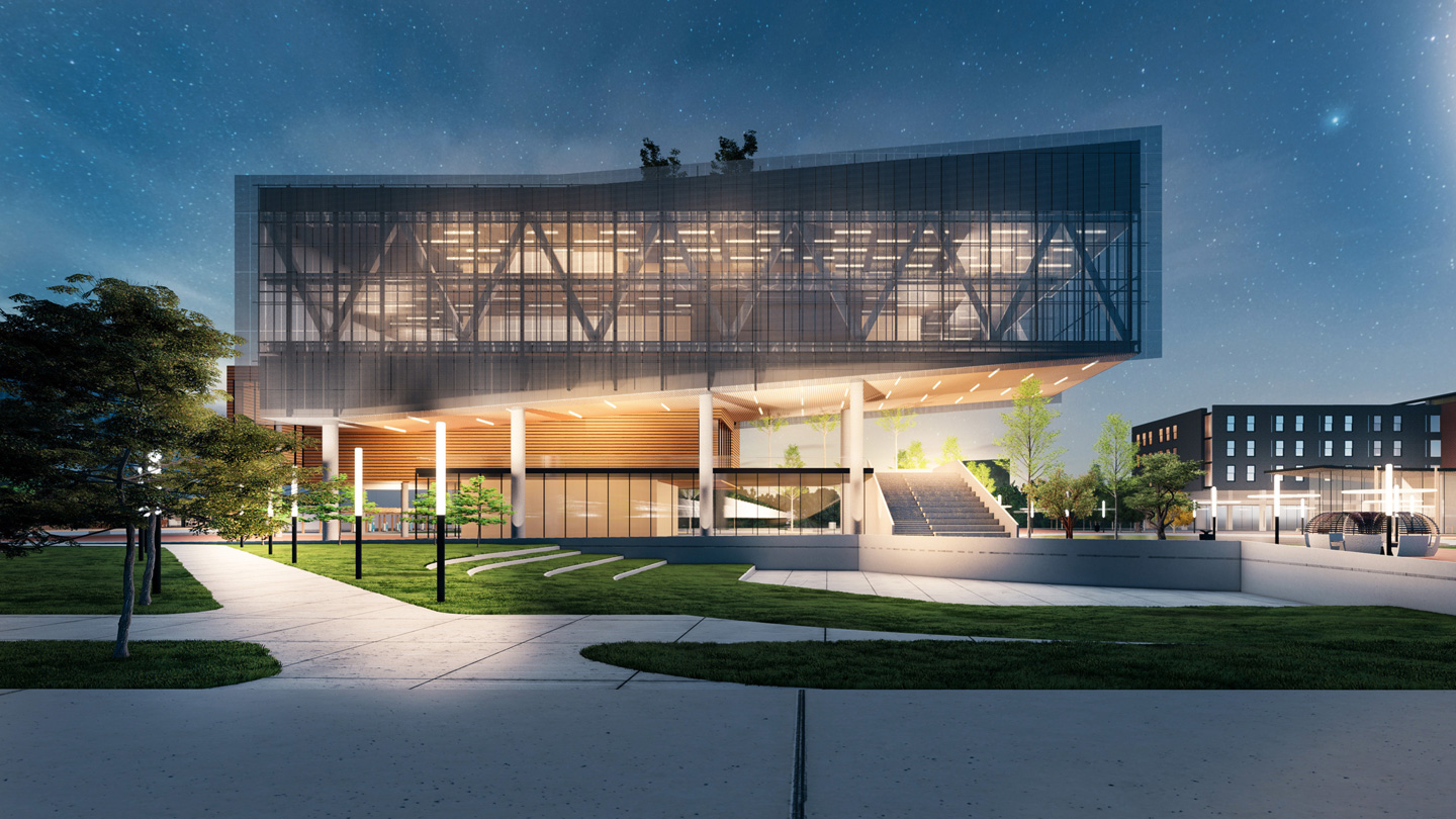 Render de la imagen del campus de Propel Center.