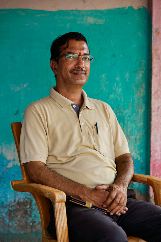 Portrait rapproché de Jayant Sarnaik, co-fondateur de l’AERF.