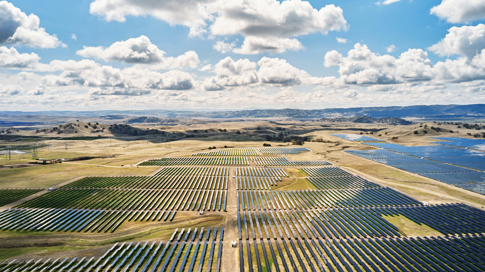 Het California Flats Solar Project in Monterey County, Californië.