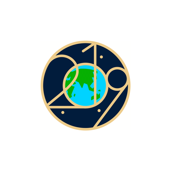 Animated Earth Day sticker.