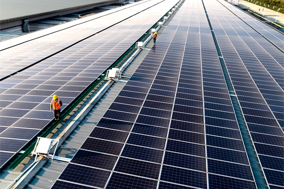 Instalación fotovoltaica en Sichuán (China).