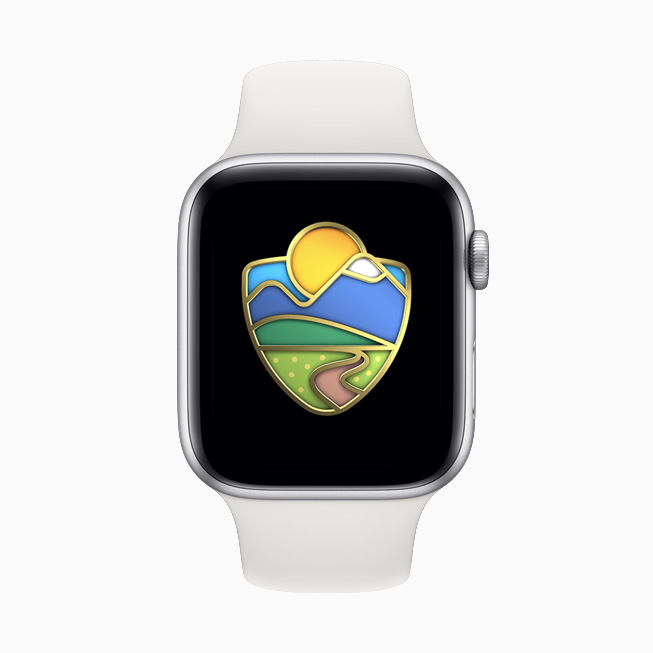 The Activity Challenge displayed on Apple Watch Series 5.