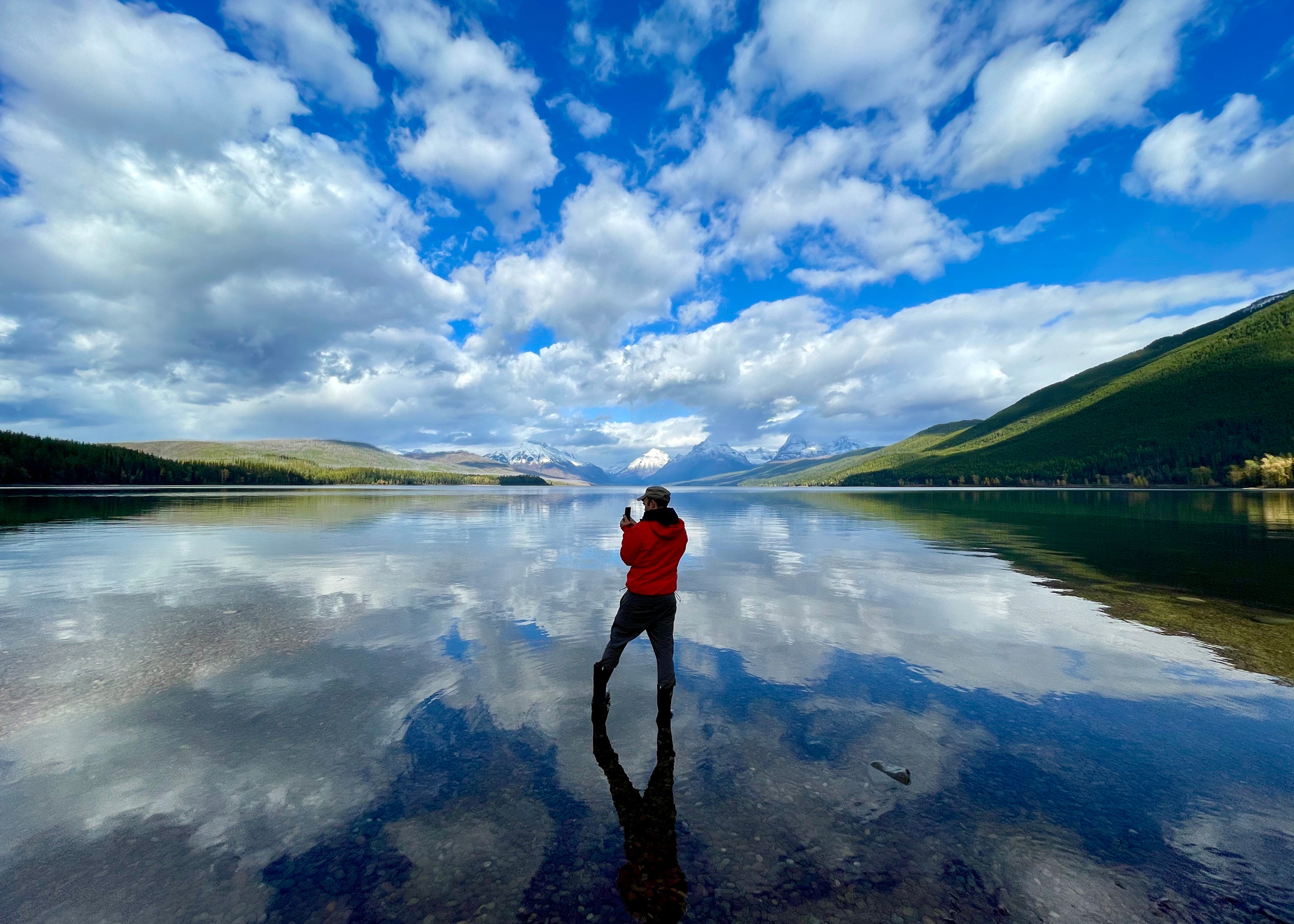 Man throws his iphone in the lake. on Make a GIF