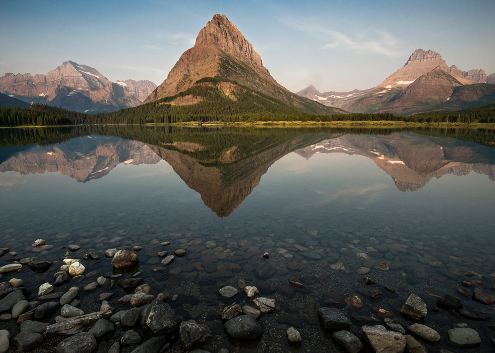 Landscape of Glacier National Park.