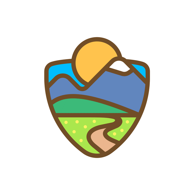 An Activity Challenge animated sticker for national parks.