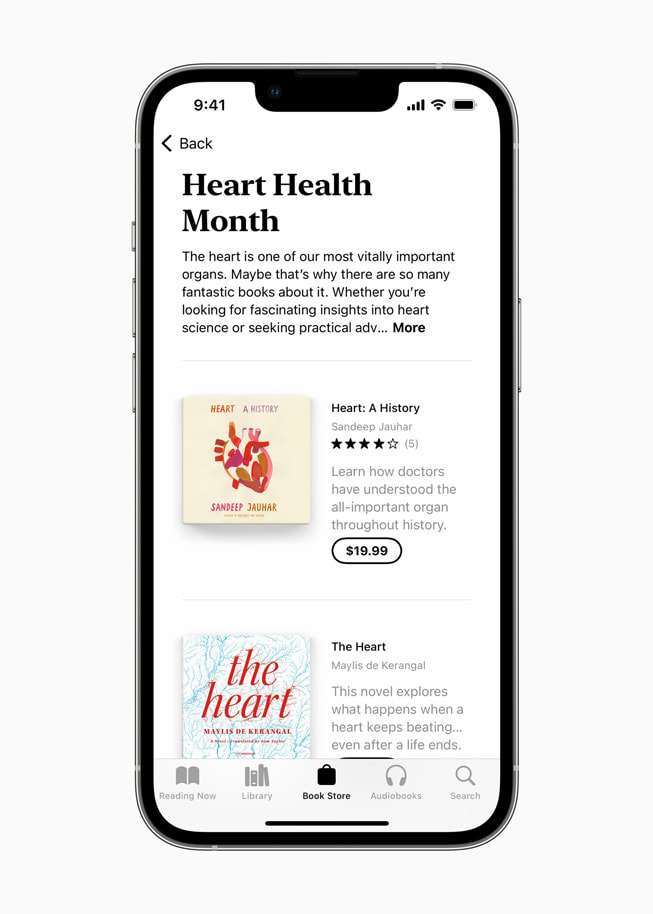 In the Book Store, readers will find a collection of books curated for Heart Health Month.