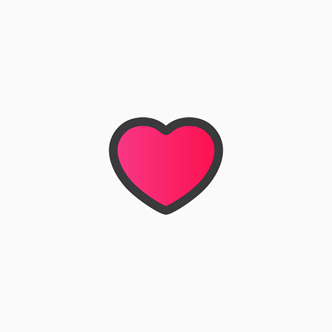 Como parte del desafío de actividad por el Mes del Corazón, se muestra un sticker animado con una flor.
