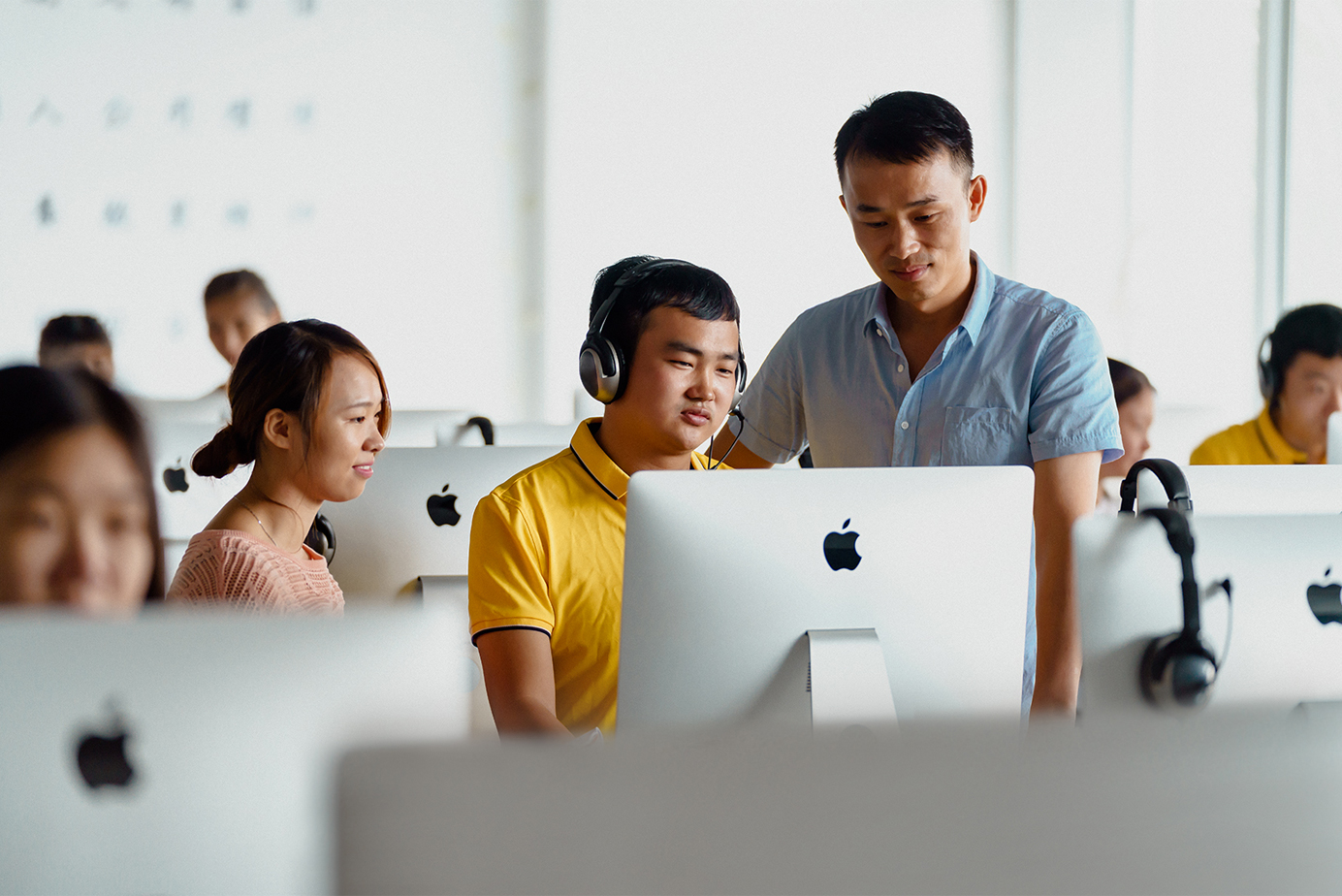 Participant à un cours du programme SEED en Chine.