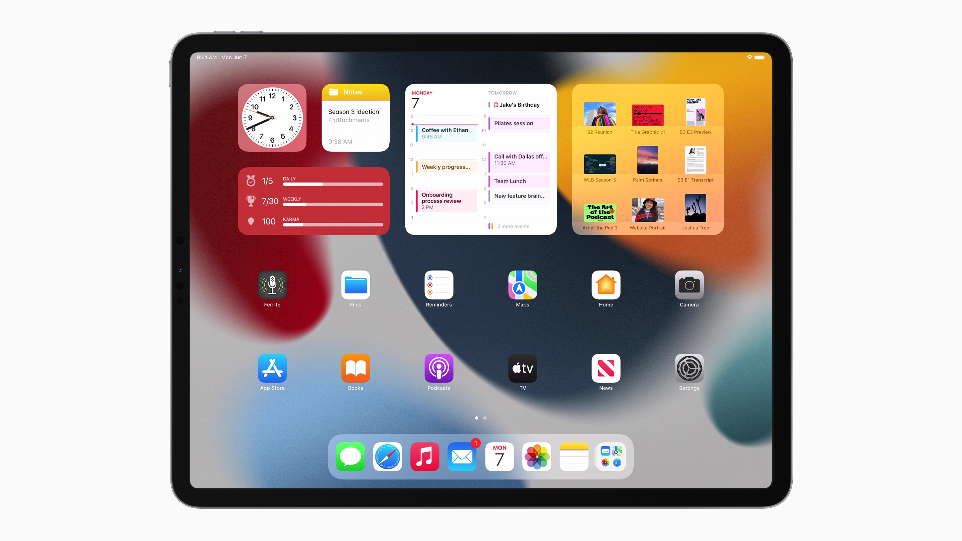 Apple previews new iPad productivity features with iPadOS 15 - Apple