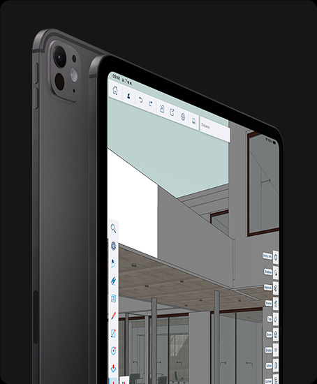 ตัวเครื่องภายนอกด้านหลังของ iPad Pro สีดำสเปซแบล็ค แสดงระบบกล้องระดับโปร และตัวเครื่องภายนอกด้านหน้าของ iPad Pro แสดงขอบจอภาพสีดำที่มีมุมมน