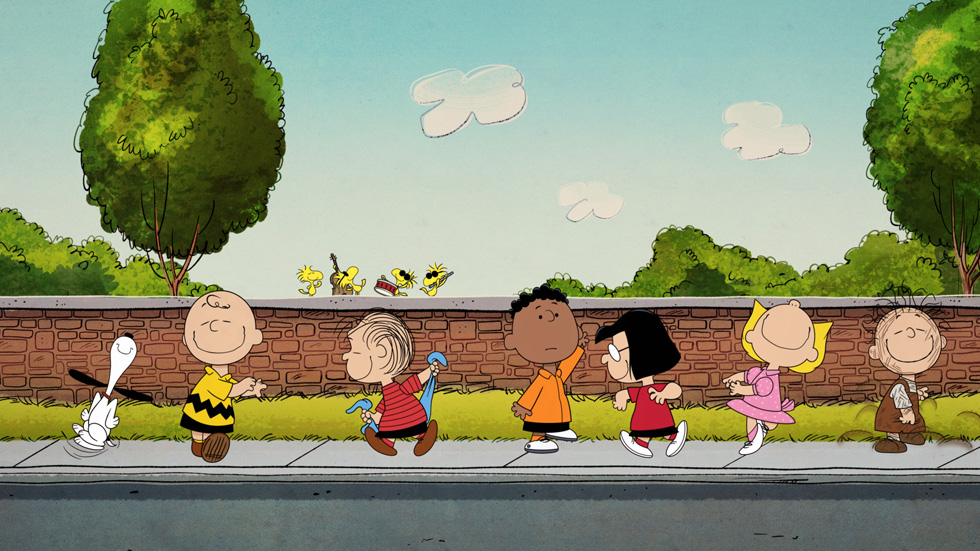 Snoopy, Charlie Brown and friends