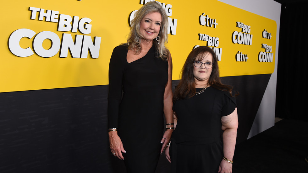 Sarah Carver and Jennifer Griffith at “The Big Conn” premiere