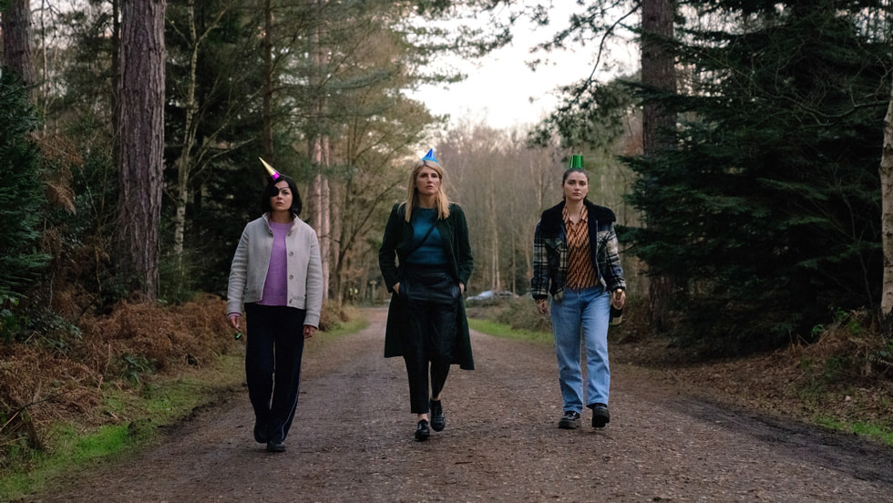 Sarah Greene, Sharon Horgan and Eve Hewson in “Bad Sisters”