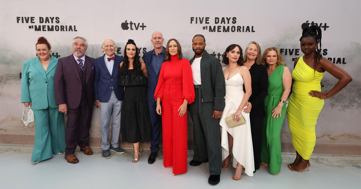 Apple TV+ hosts premiere event of powerful limited series “Five Days at  Memorial” in Los Angeles ahead of its August 12 global debut - Apple TV+  Press