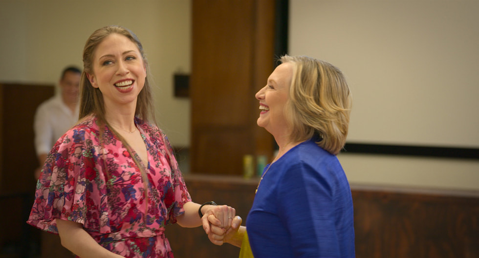 Hillary Rodham Clinton and Chelsea Clinton in “Gutsy”