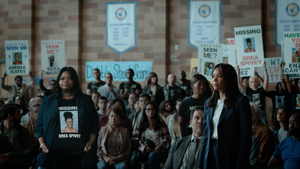 Octavia Spencer and Gabrielle Union in “Truth Be Told” first-look image. 