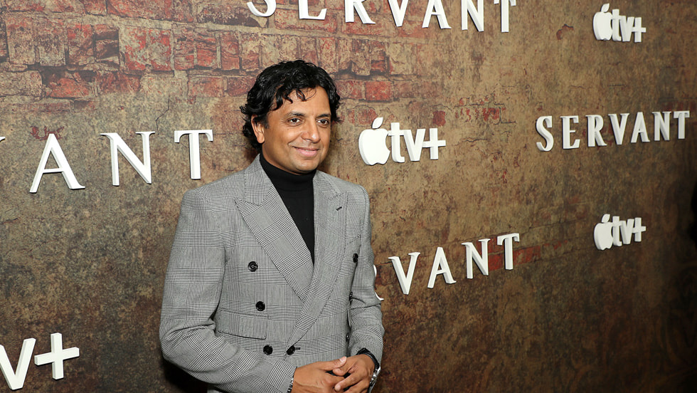 M. Night Shyamalan attends the Apple TV+ “Servant” season four premiere at Walter Reade Theater. Season four of “Servant” premieres globally on Apple TV+ on January 13, 2023.