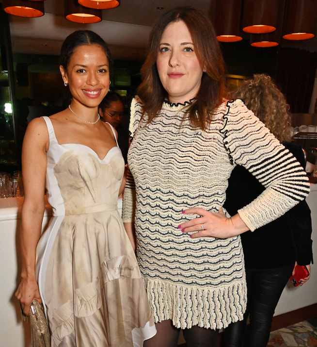 Gugu Mbatha-Raw and Veronica West at Mount St. Restaurant
