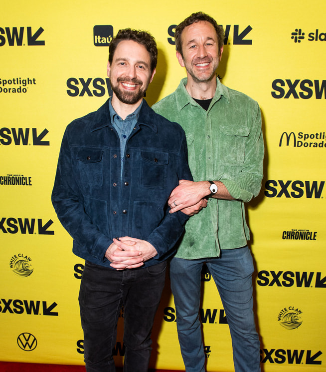 David West Read and Chris O’Dowd at SXSW at the Stateside Theatre in Austin, Texas