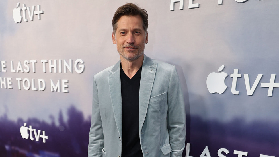 Nikolaj Coster-Waldau attends the premiere of the Apple TV+ limited series “The Last Thing He Told Me” at the Bruin Theatre. “The Last Thing He Told Me” will make its global debut on Apple TV+ on Friday, April 14, 2023.