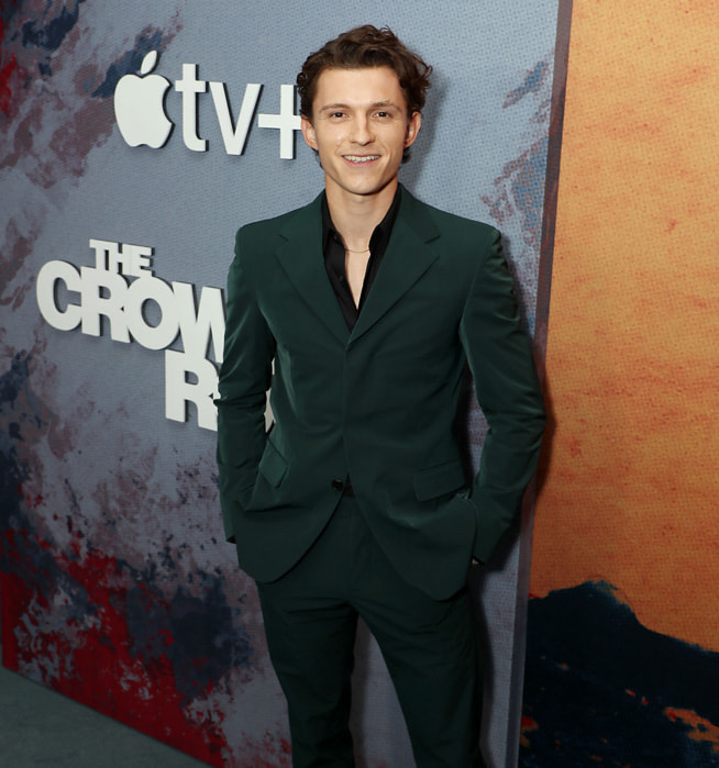 Tom Holland at the “The Crowded Room” premiere