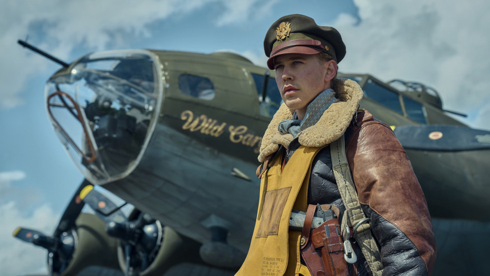 Austin Butler in “Masters of the Air," premiering January 26, 2024 on Apple TV+.
